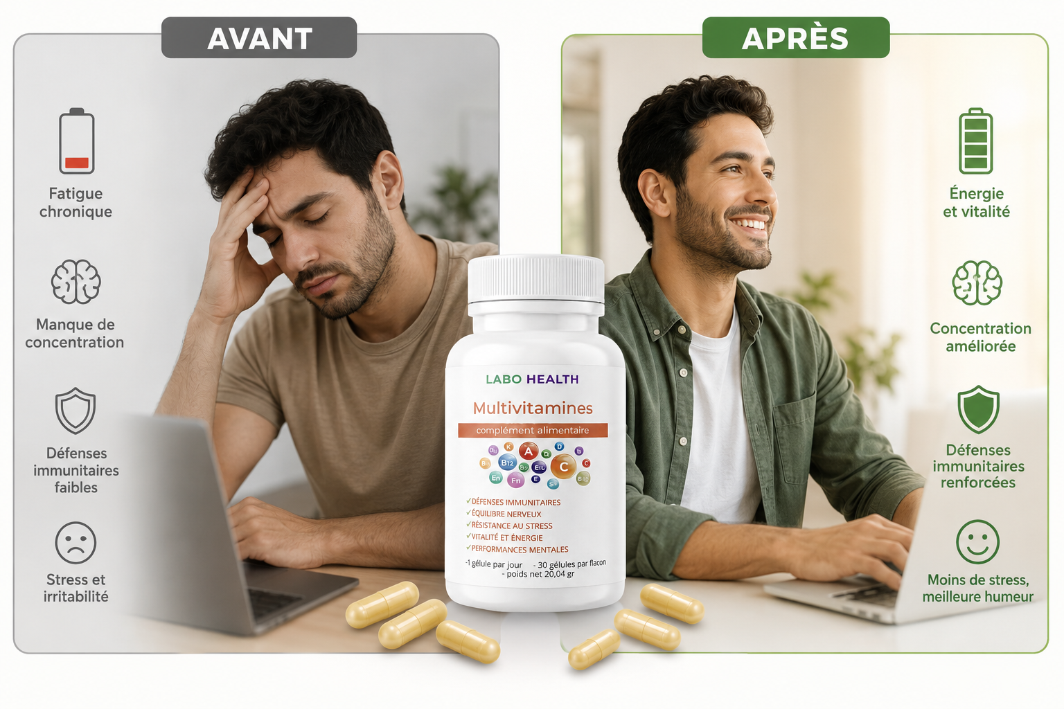 Multivitamines 60 Gélules — 2